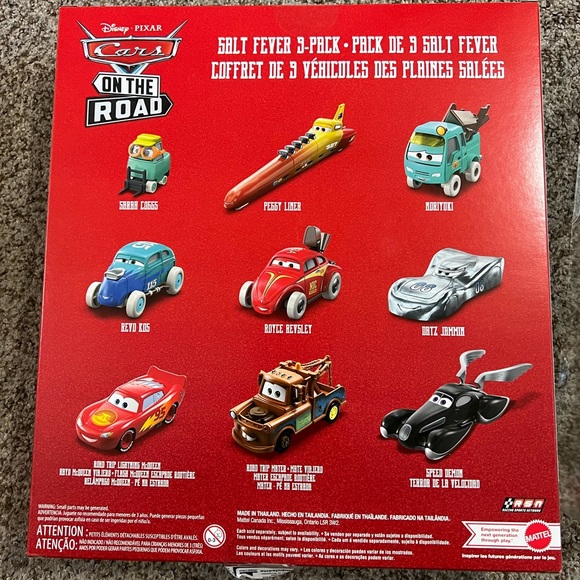 Disney Pixar Cars On The Road Salt Flatz Fever 9 Pack Diecast Cars - Picture 3 of 5